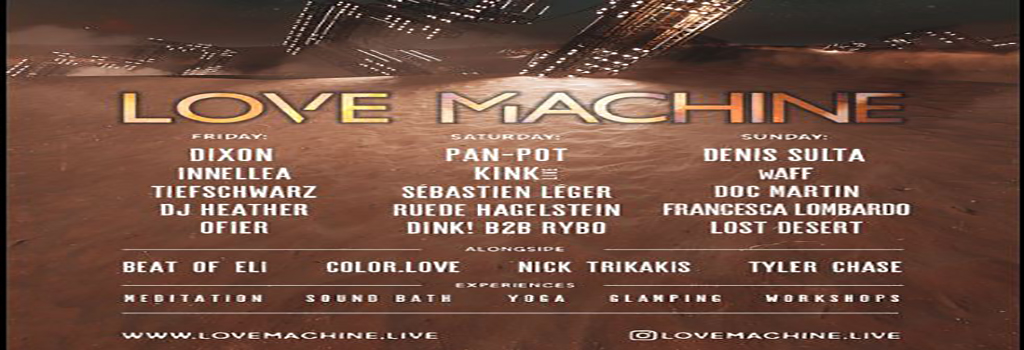 Love Machine Fall'22 (ft. Dixon, Innellea, Pan-Pot, KiNK, Denis Sulta)