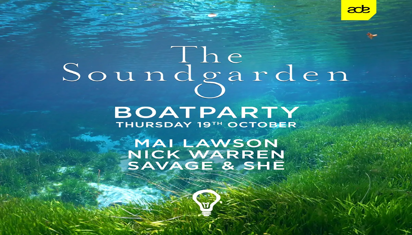 The Soundgarden ADE daytime boatparty