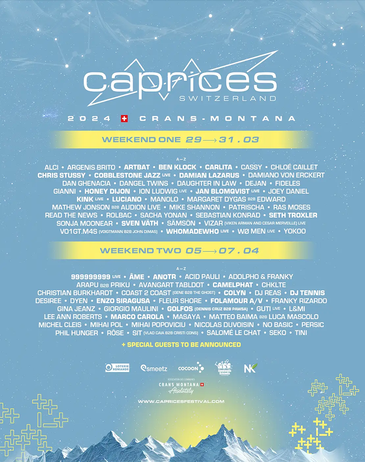 Caprices Festival 2024- Crans-Montana