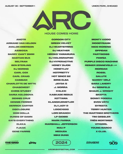 ARC Music Festival Announces Lineup for 2024 Edition