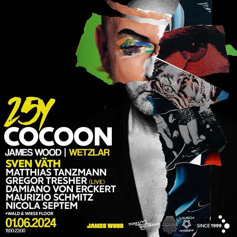Cocoon 25Y at James Wood Festival