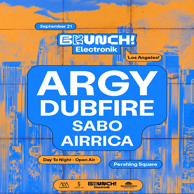 Brunch Electronik - Argy, Dubfire, Sabo, Airrica