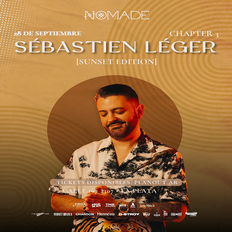 Sebastien Leger [SUNSET EDITION] - by NOMADE TENT, LA PLATA