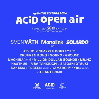 ageHa THE FESTIVAL 2024 ACiD open air