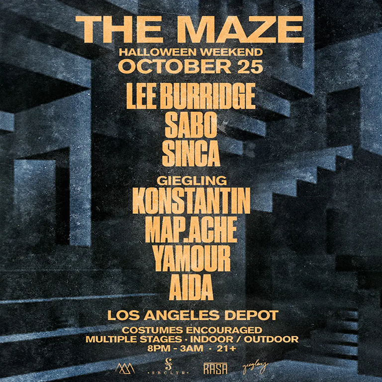 The Maze Halloween feat. Lee Burridge, Sabo, Giegling