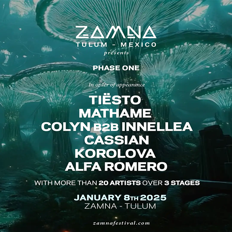 Zamna presents Tiësto Tulum 2025