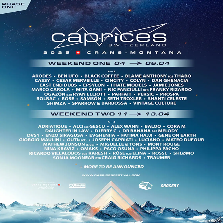 Caprices Festival 2025 - Crans-Montana