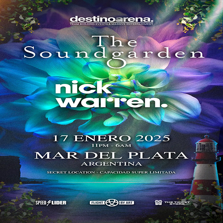 destinoarena pres. The Soundgarden with Nick Warren