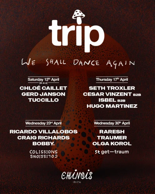 TRIP unveils 4 Pre-Season April Parties at Chinois 1